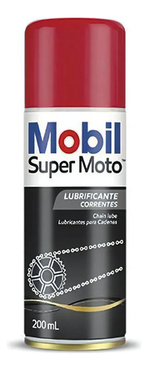Lubrificante Para Correntes Chain Lub Super Moto 200mL - Mobil