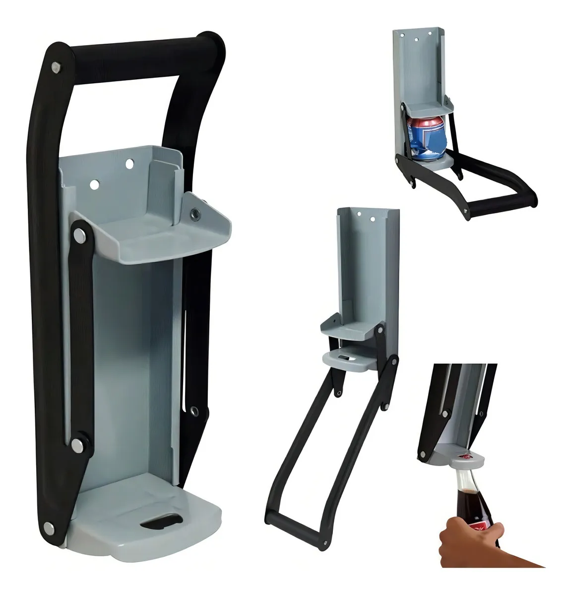 Amassador de Lata Manual até 475ml – Para Reciclagem de Latinha de Alumínio, Econômico e Fácil de Usar #amassador #cerveja #refrigerante #churrasco