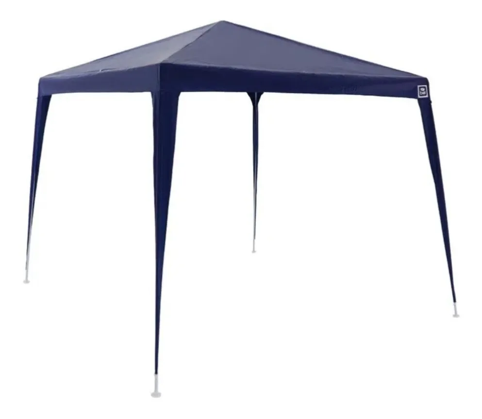 Barraca Tenda Belfix 301202 Gazebo Azul Polietileno 3x3 Metros Desmontável Praia Jardim Eventos