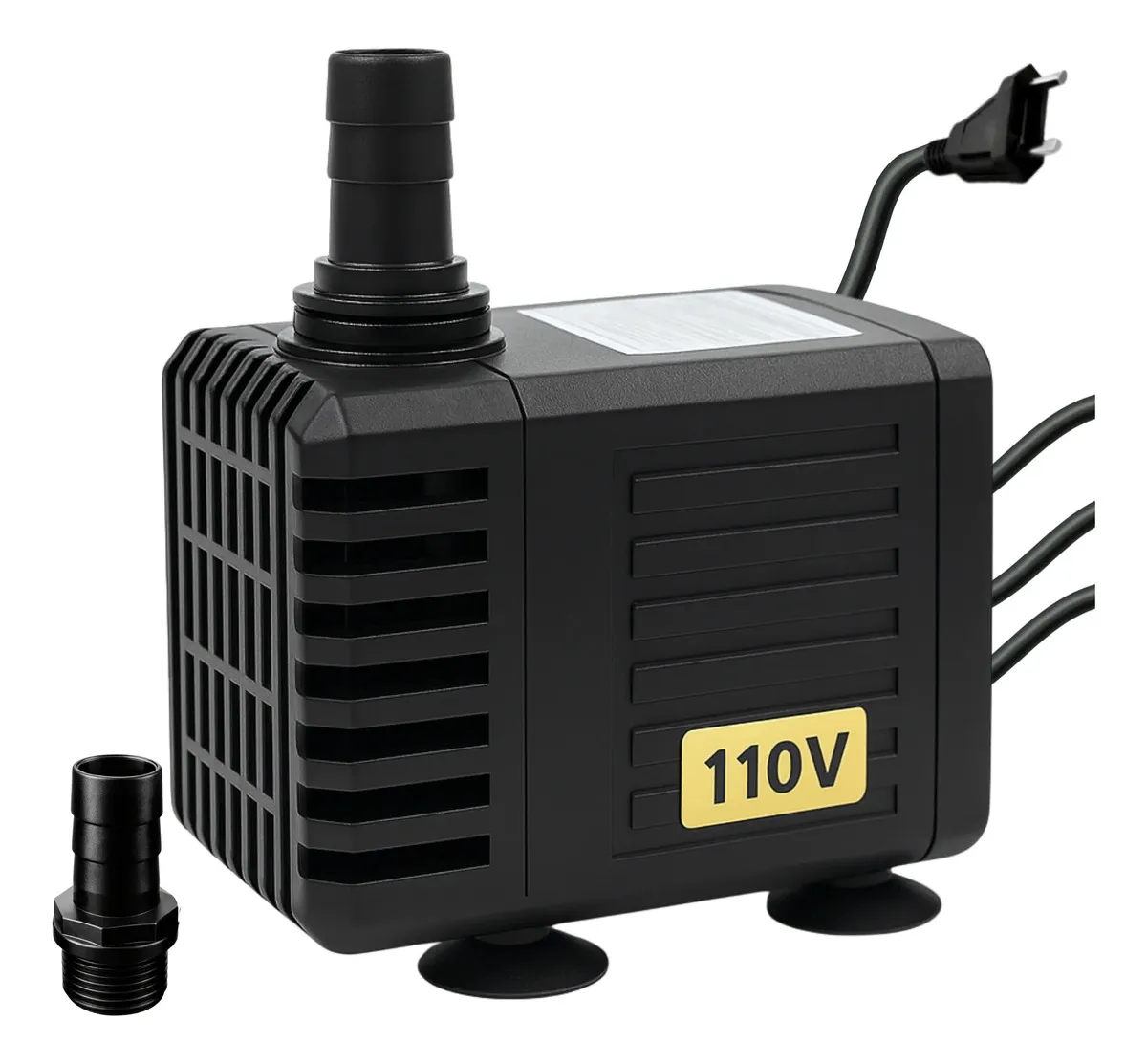 Bomba Submersa 1000L/H Lagos Bombinha Recalque Fontes Aquários Cascata Chafariz Motor Água Doce Salgada Marinho Fonte Hidroponia Aquaponia - 110v