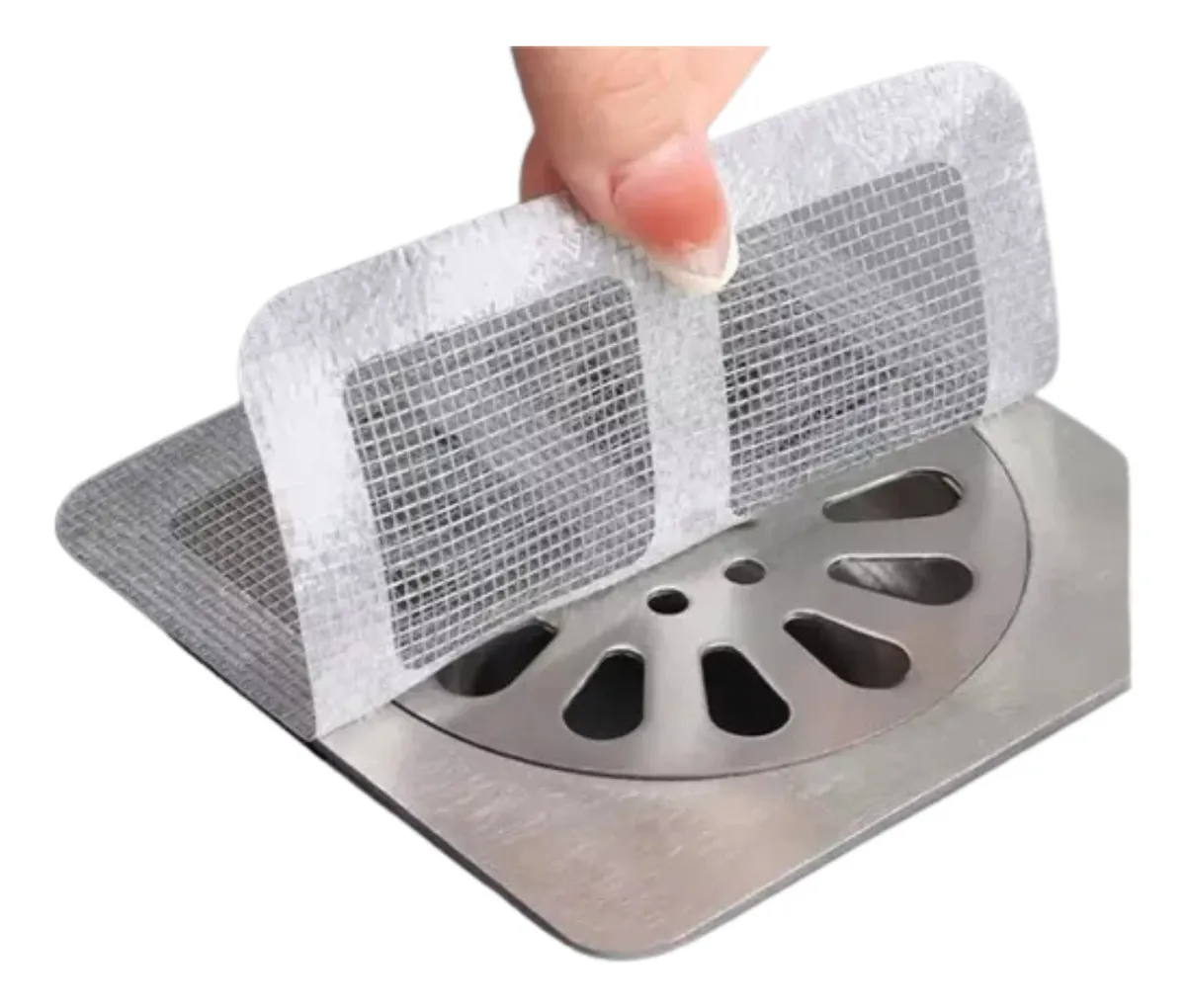 Filtro Adesivo Descartável Ralo De Pia Banheiro Kit Com 20