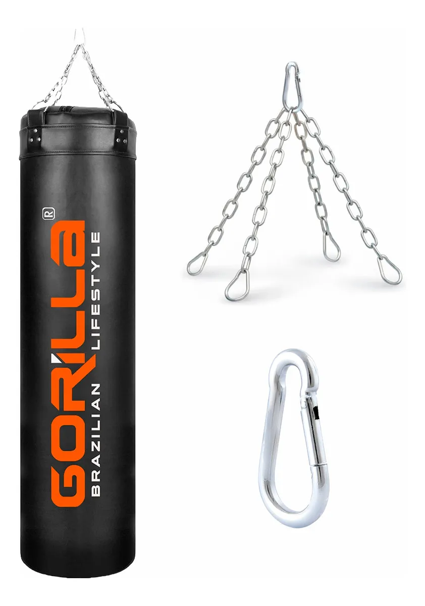 Saco De Pancada Boxe Muay Thai Treino Luta 180 cm Gorilla